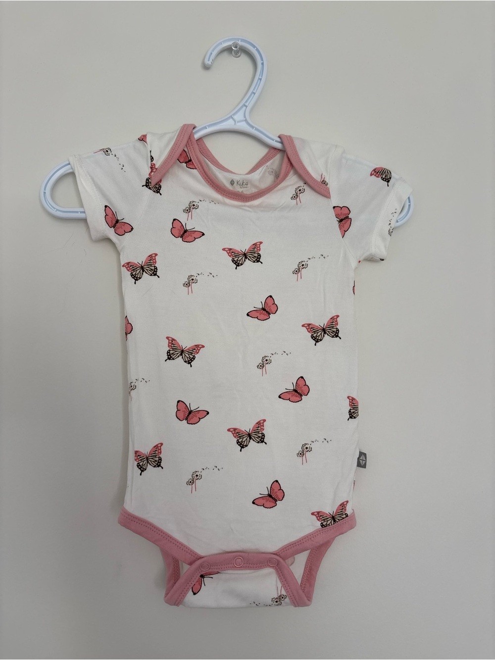 Kyte Baby Short Sleeve Bodysuit in Butterfly